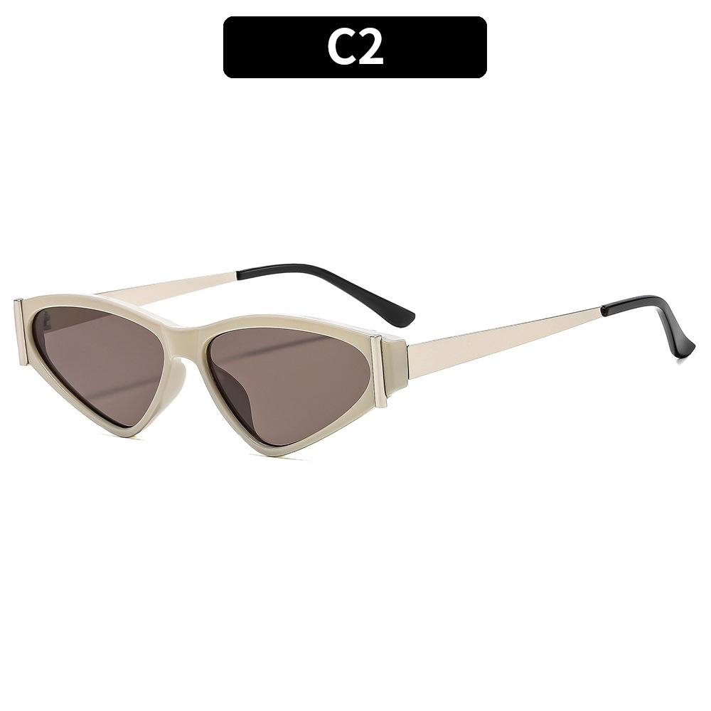 European And American New Triangle Fashion Trend Internet Celebrity Sunglasses Casual Outdoor High Sense Women'S Sunglasses Versatile Glasses