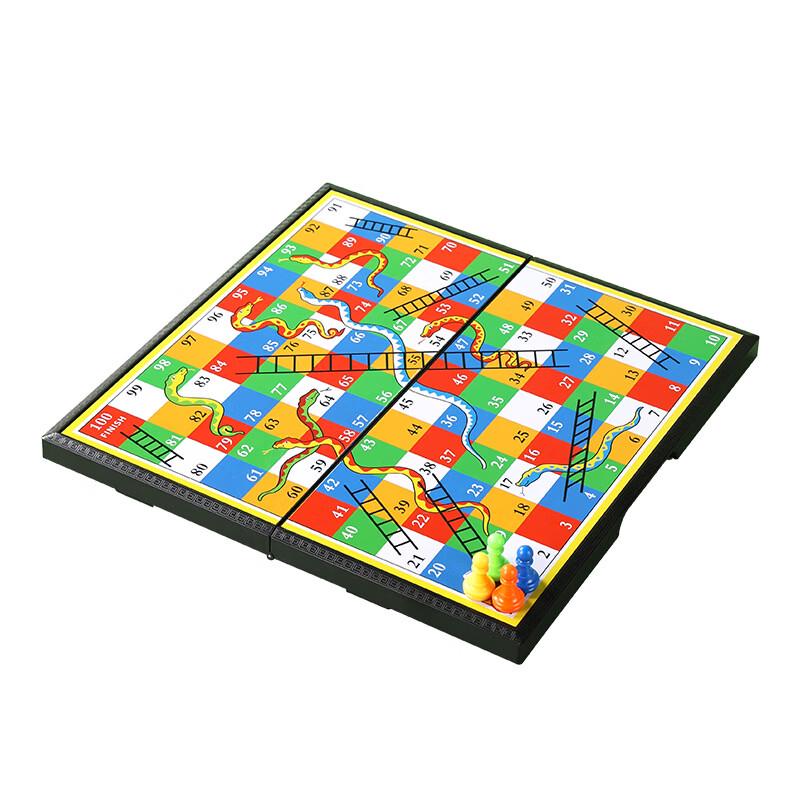 Multifunctional Magnetic Snake Ladder Board Game Set