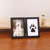 Pet Memorial Gifts for Pet, Dog Paw Print Frame Kit,Inkless Paw Print Kit,zWooden Pawprint Photo Frame,Gifts for Pet Lovers