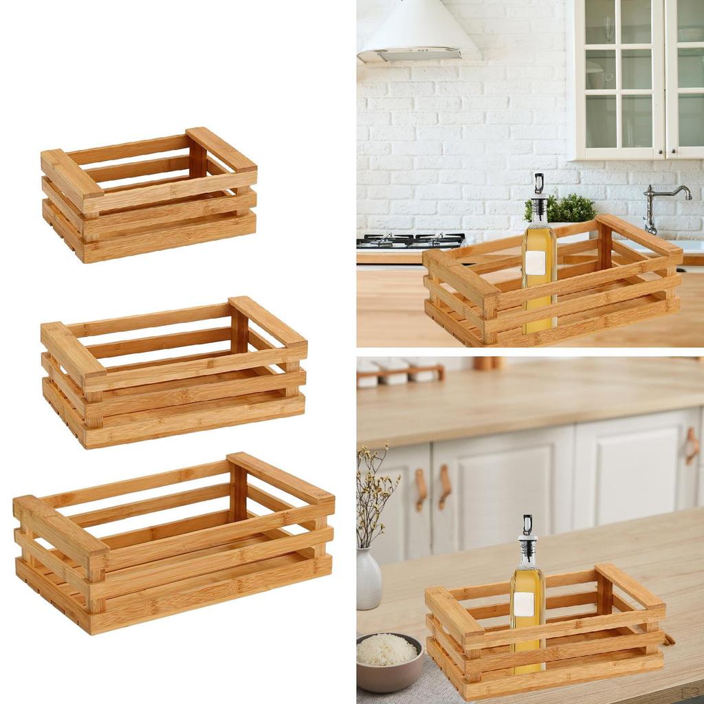 Nesting Storage Box Wooden Crate for Home And Office Use