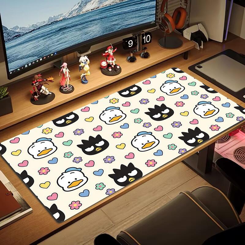 Chococat Print  Cushion Non-slip Laptop Tablet Big Mousepad XXL Mat Mini PC Playmat With Lock edge