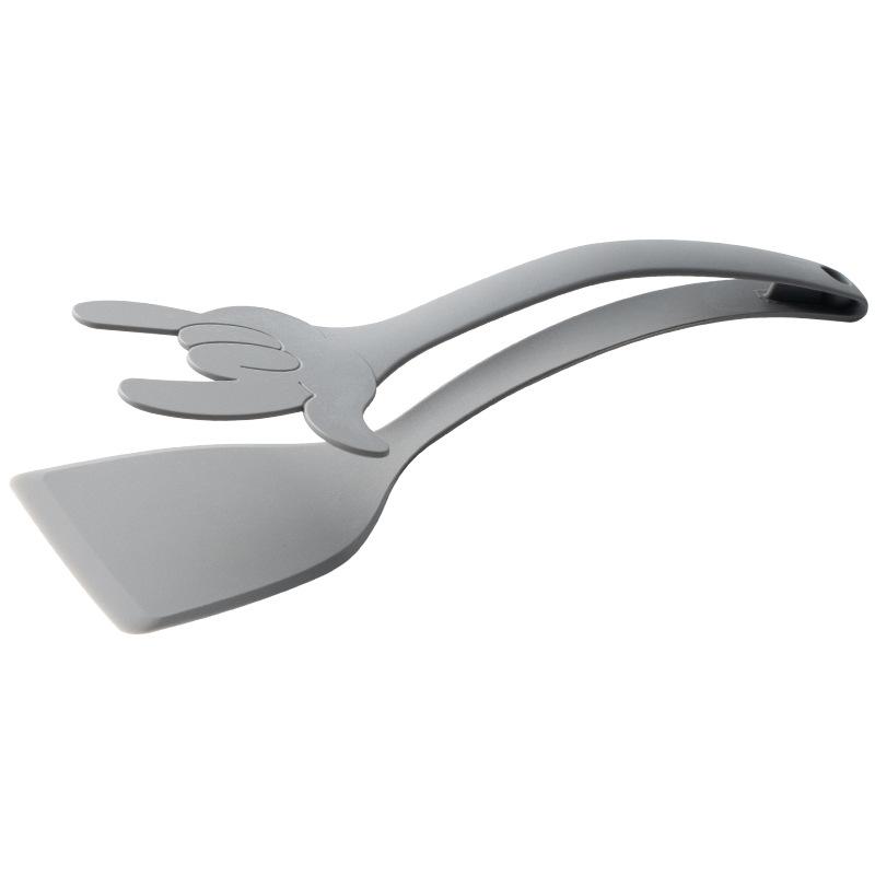 Steak Frying Spatula Clip Kitchen 2-in-1 Frying Spatula Food Clip Household Toast Omelette Clip Flip Spatula