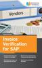 Kniha Invoice Verification for SAP