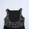 2025 Spring Women's Slim Sequin Sleeveless Dress - European & American Style