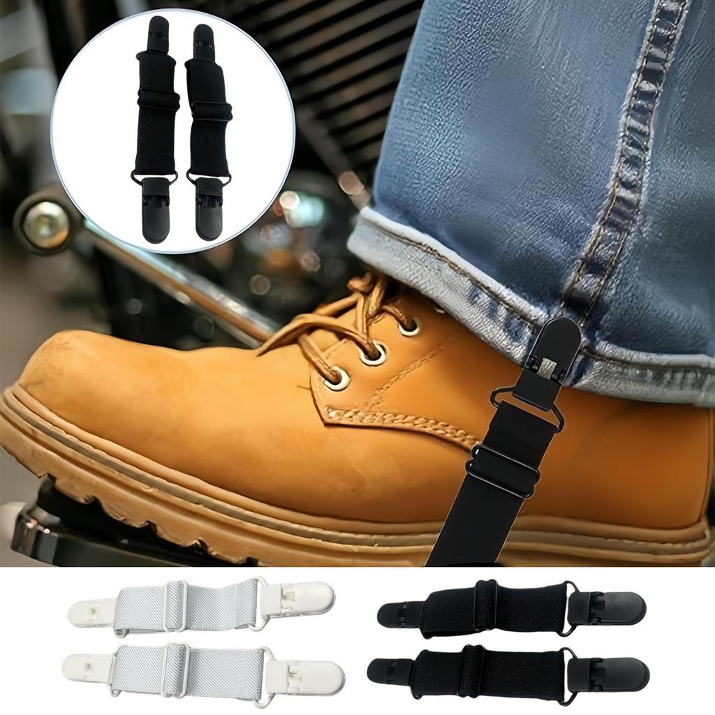 Boot Bands 2 Piece Adjustable Elastic Cinch Pants Stirrup Leg Straps For Women Men Riding Biker Jeans Mitten Horse Work Outdoor