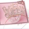 Gift Tiara Zinc Zinc Alloy Queen Birthday Queen Headband Birthday Hair Hoop Female Jewelry  Crown