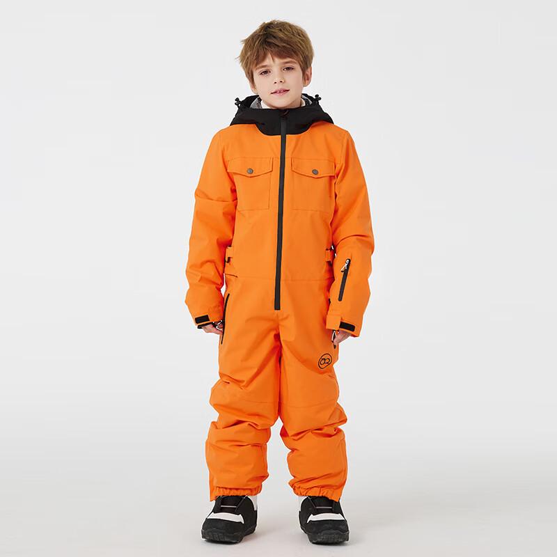 Jingyoujia Kids  One-Piece Waterproof Thermal Ski Suit 150