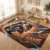 Decorative Artwork Theme Soft Crystal Velvet Rug Custom Name & Text Print Non Slip Floor Rug for Bedroom Living Room