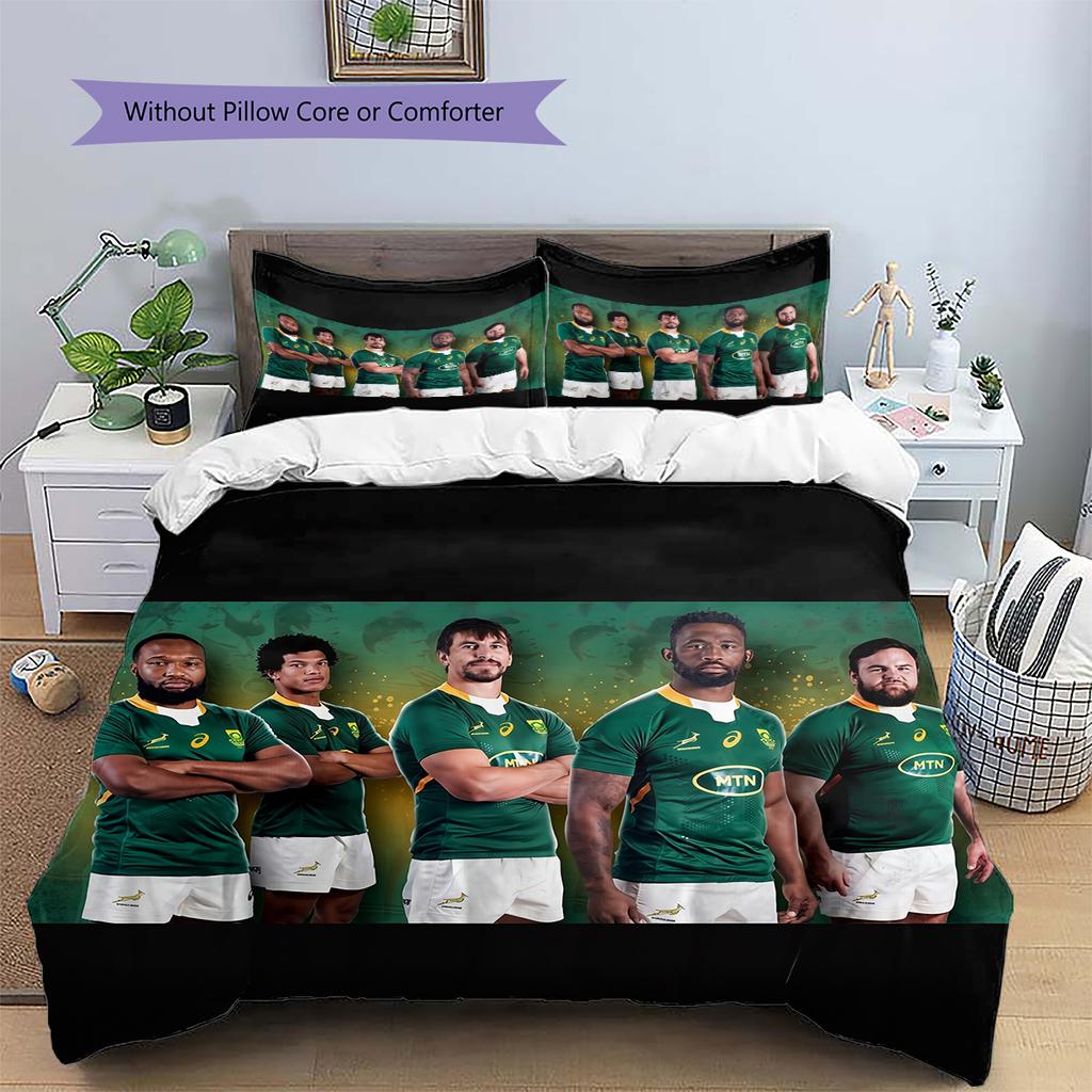 Springboks Pattern Bedding Home Decoration Birthday & Festival Gift (1 * Duvet Cover + 2 * Pillowcase, Without Core)