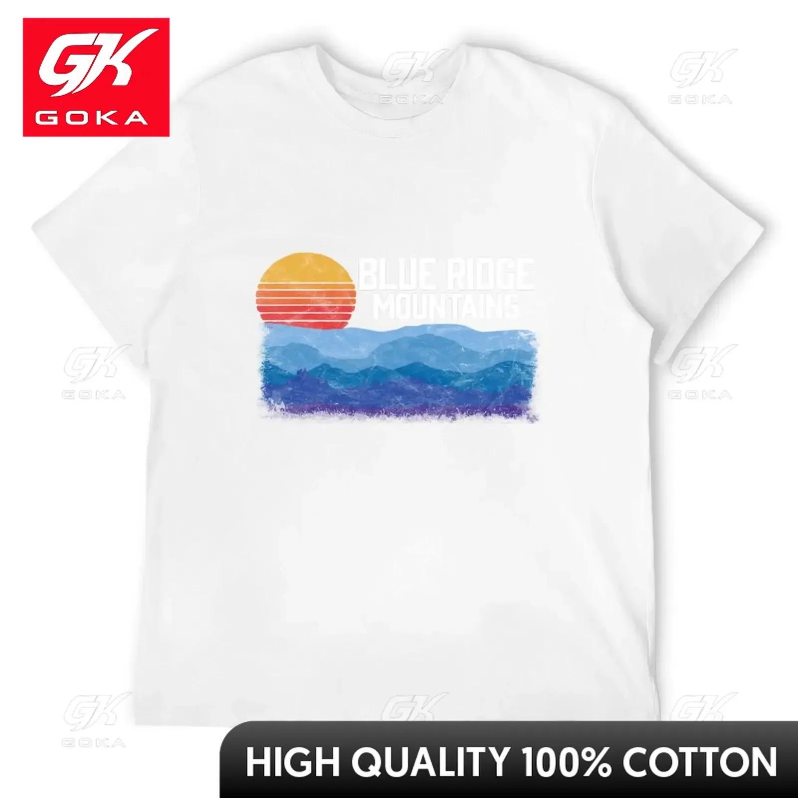 Appalachian Blue Ridge Mountains Retro Style TShirt Anime Figures Summer Tops Vintage Anime Shirt Unisexs T Shirts S