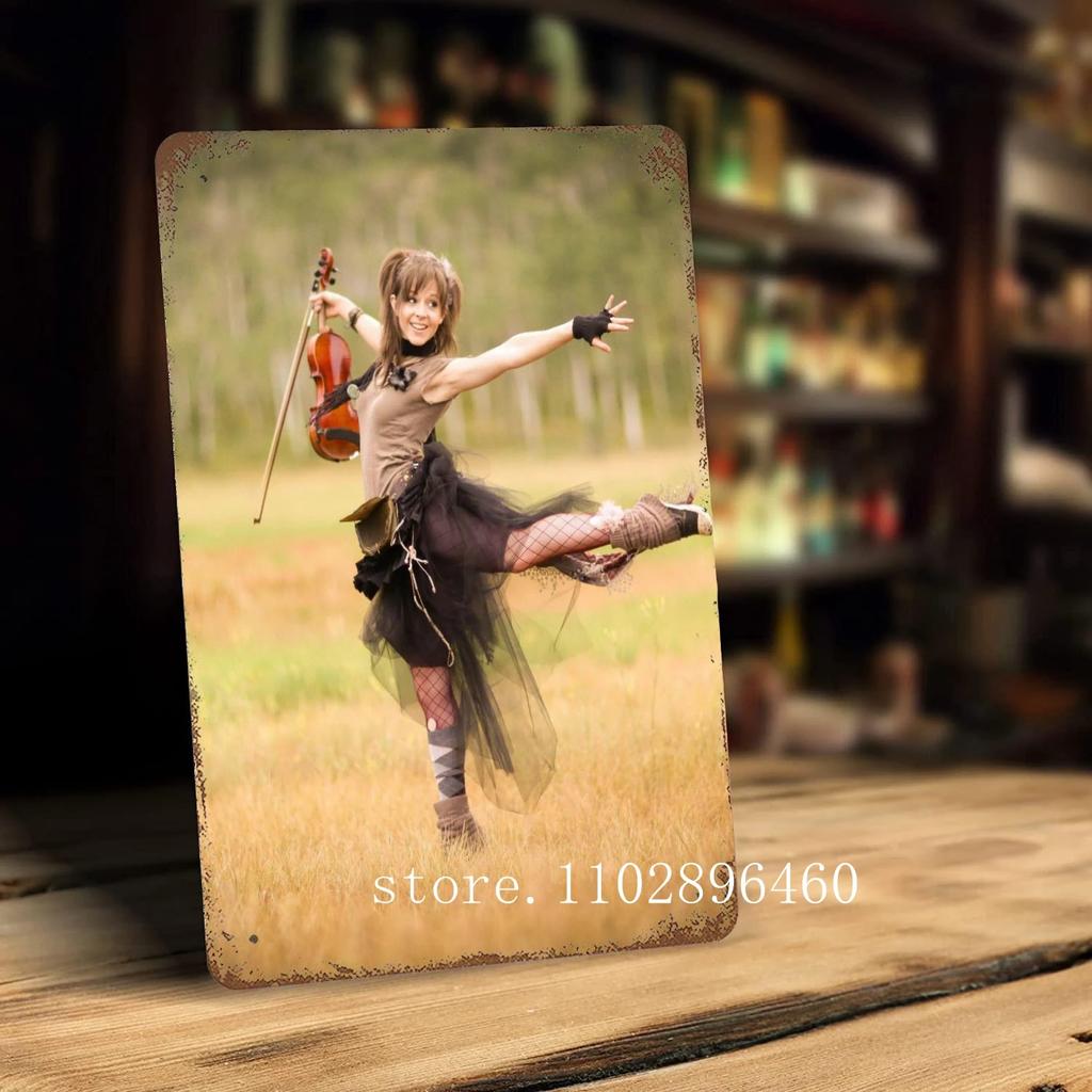 lindsey stirling Metal Plaques & Signs wall decor Vintage Tin Signs Captain Metal Poster Decor for Bar Pub Club Wall Decoration