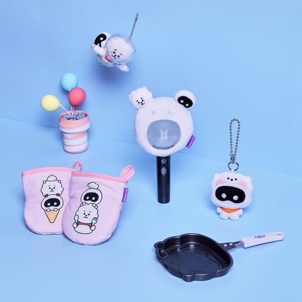 [USED] BTS JIN Wootteo X RJ Mascot Keyring Talsok