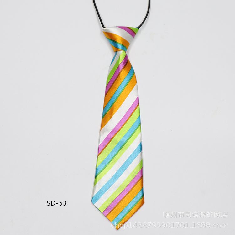 Children'S Printed Small Tie, Handsome Trendy Treasure Tie, Baby Tie, Student School Uniform Tie.