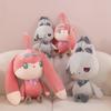 Adorable Genshin Impact Plush Doll Pillow Featuring The Cute Paimon And Klee Characters