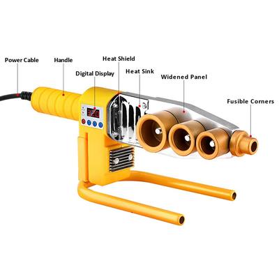 220V 63 Type Electronic Constant Temperature Ppr Fuser Pipe Hot Melt Machine