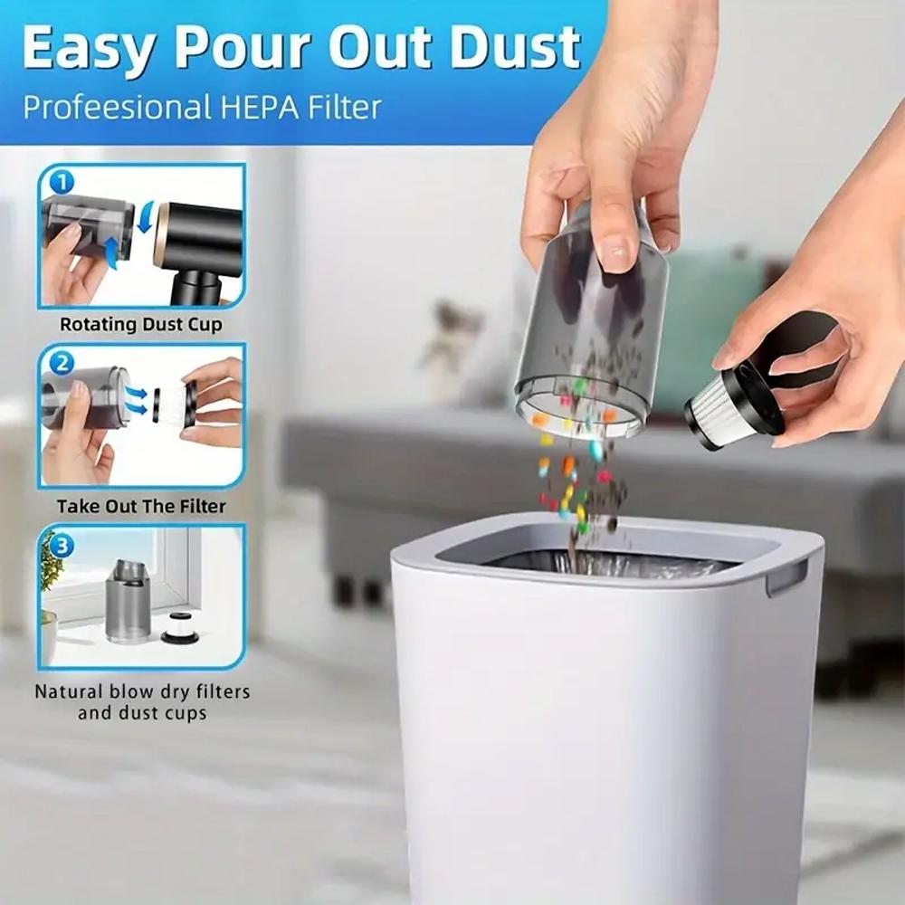 Car Vacuum Cleaner High Suction 210000PA Wireless Vacuum Cleaner Cordless Portable High Pressure Cleaning Machine Home Appliance