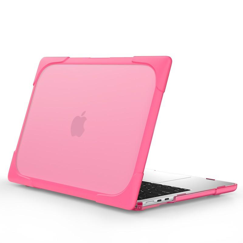 MacBook Air 13.6 Inch Protective Case With Heat Dissipation Stand Shockproof PC Shell M1 M2 M3 Models