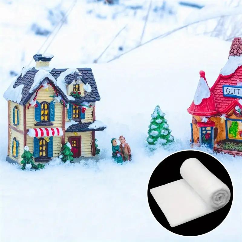 Christmas Simulation Snow Blanket Thickened Snow Cotton Artificial Snowflake for Holiday Snow SceneTable DisplayParty Decoration