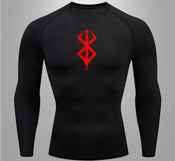 Men's Quick-Dry Compression T-Shirts: High Elastic, Moisture-Wicking Activewear for Basketball, Fitness, and Running.