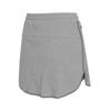 Adidas Originals Fashionable And Comfortable Versatile Mid-Waist Tie-Up Mini Skirt Women Skirts Grey JI7475