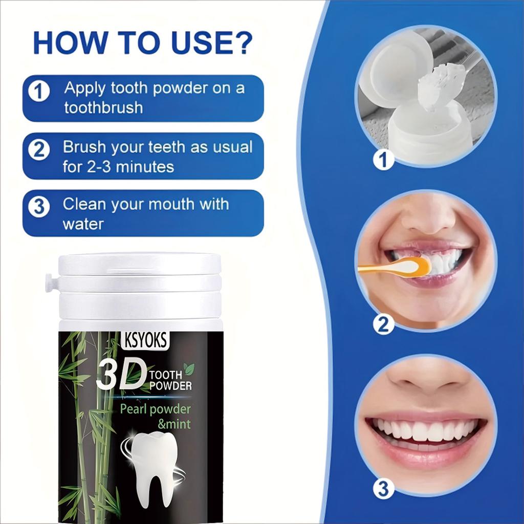 The surface of the teeth is shiny and the gaps between them are clean, so there is no need to worry about oral hygiene