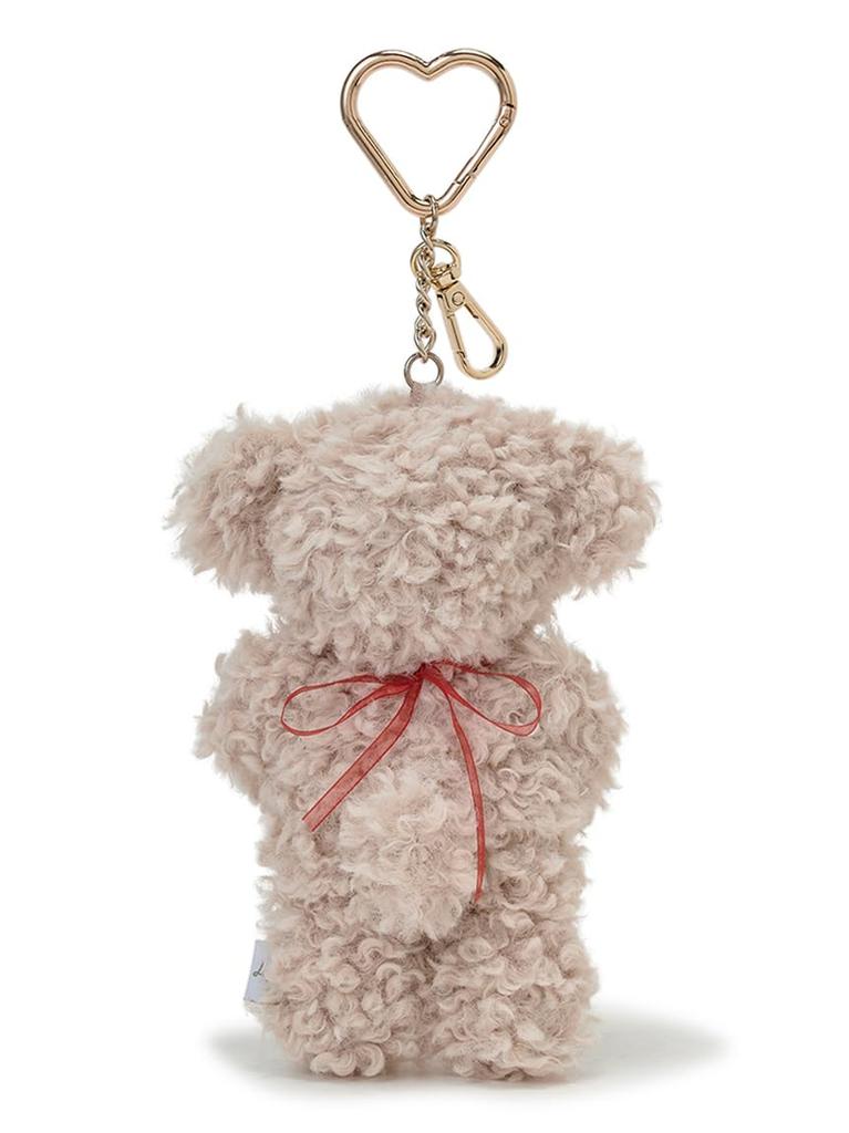 Lily Bear Hug Heart Charm LWGG261336 BEG Free Size [Lily Brown] Women's