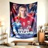 Erling Haaland (23) Tapiserie Potrivită Pentru Decorarea Caselor, Cămine și Dormitoare Moale la Atingere și Un Cadou Perfect Pentru Prieteni și Familie