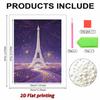 DIY Diamond Art Pearl Painting Kit for Adults, Romantic Tower Shaped Pearl Art Painting Wall for Home Office Decor Handmade Gift