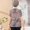 YUZHAOLIN Women's Summer Casual Short-Sleeve Stand Collar Shirt