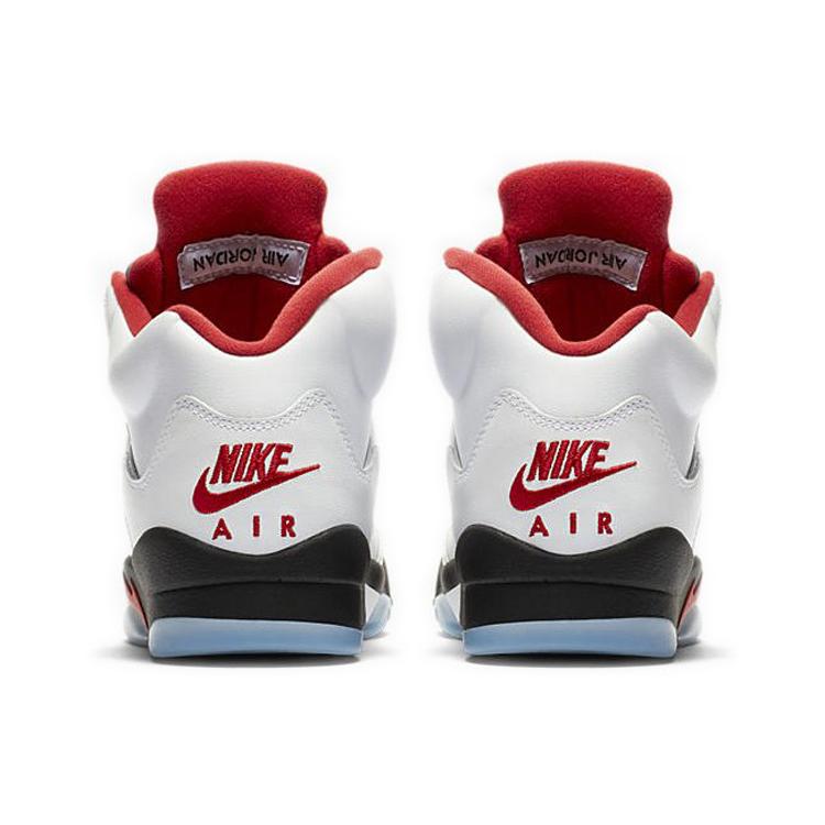 Jordan 5 Retro Fire Red Silver Tongue 2020 GS 440888-102