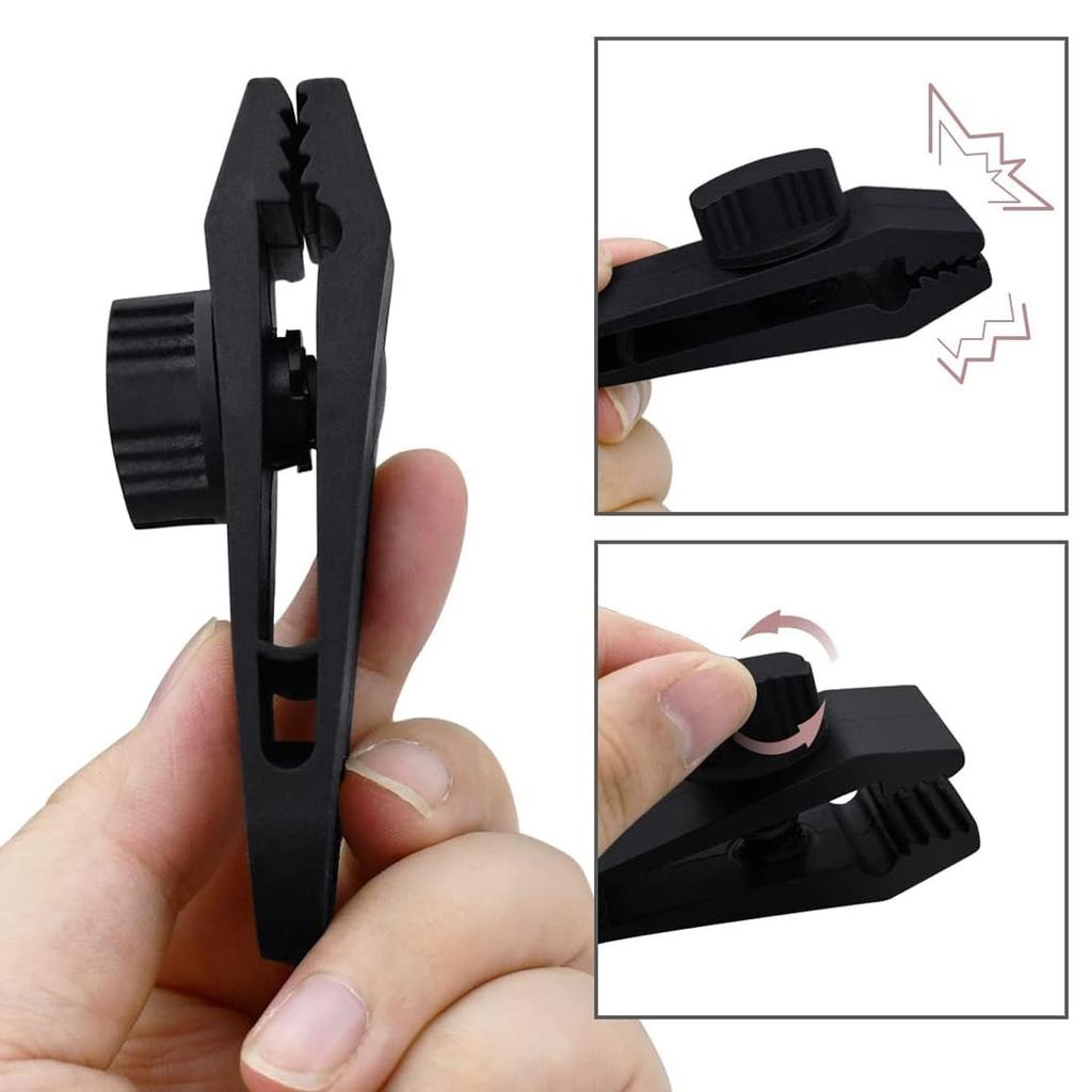 Tent Clip Tarp Clip Set of 6 Tent Clamp Fixation