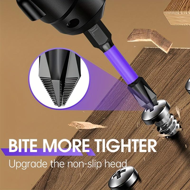 Premium Phillips Screwdriver Bit - Strong Magnet, Non-Slip, High Hardness Tungsten Steel, Electric Screwdriver Tool, Hexagonal