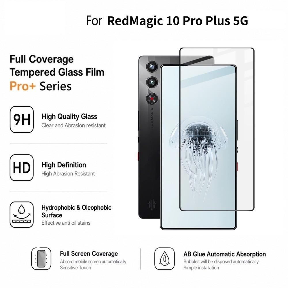 For Nubia Red Magic 10 Pro Plus Film IMAK Pro+ Full Coverage Tempered Glass