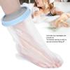 Leg Cover Water Resistant Foot Protector Child Leg Shower Sleeve with Ring