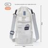 1Pcs Adjustable Strap Mesh Water Bottle Bag With Anti-Drop Design – Portable Cup Holder For Kids & Adults Outdoor Adventures