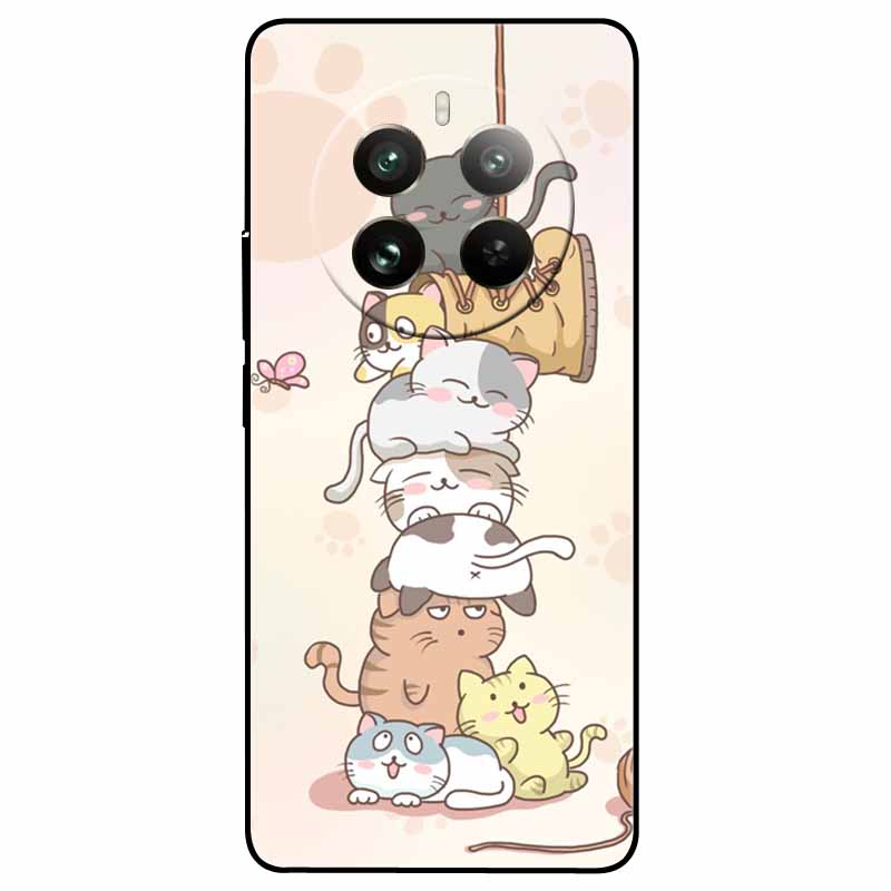 For Realme 12 Pro Plus Case Fashion Protective Silicone Pained TPU Coque for Realme 12 Pro 5G Cover Realme 12 Pro+ Lovely Fundas