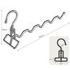Single Pole Stainless Steel Coat Hanger Portable Simple Clotheshorse Folding Clothes Hanger