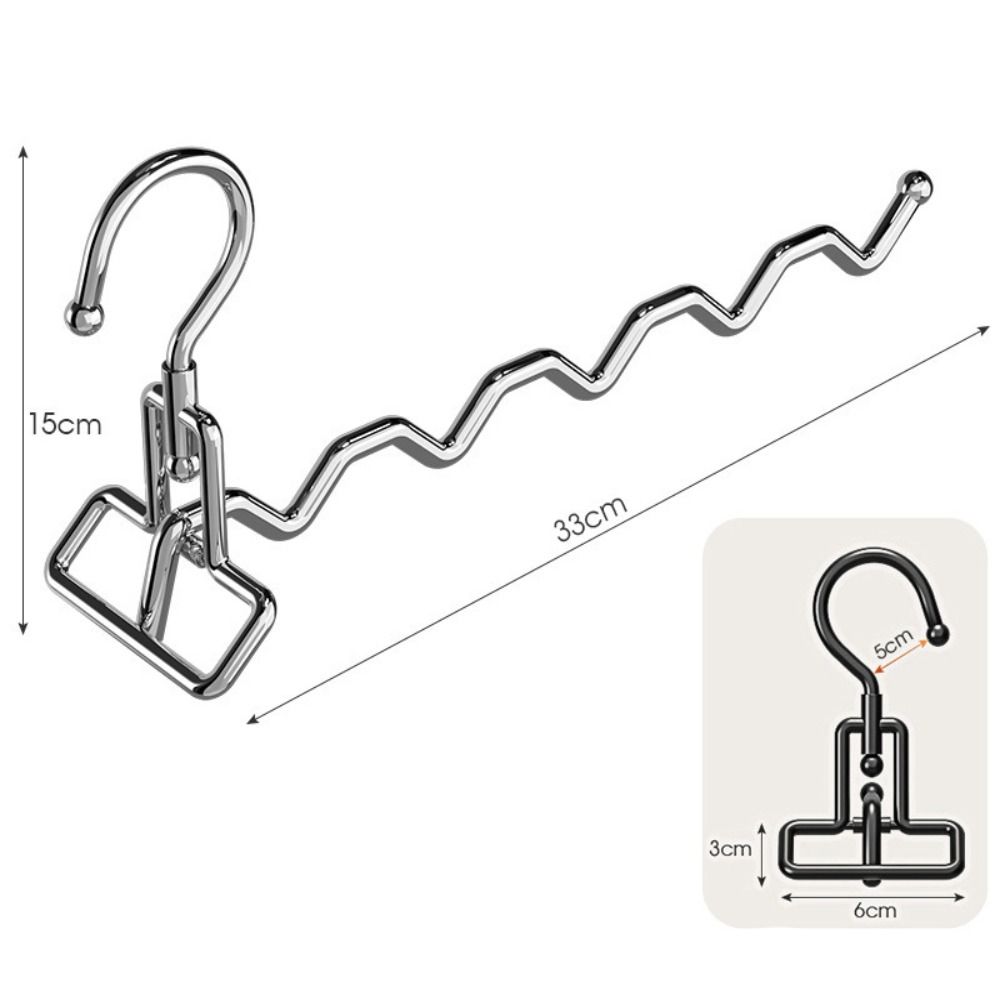 Single Pole Stainless Steel Coat Hanger Portable Simple Clotheshorse Folding Clothes Hanger