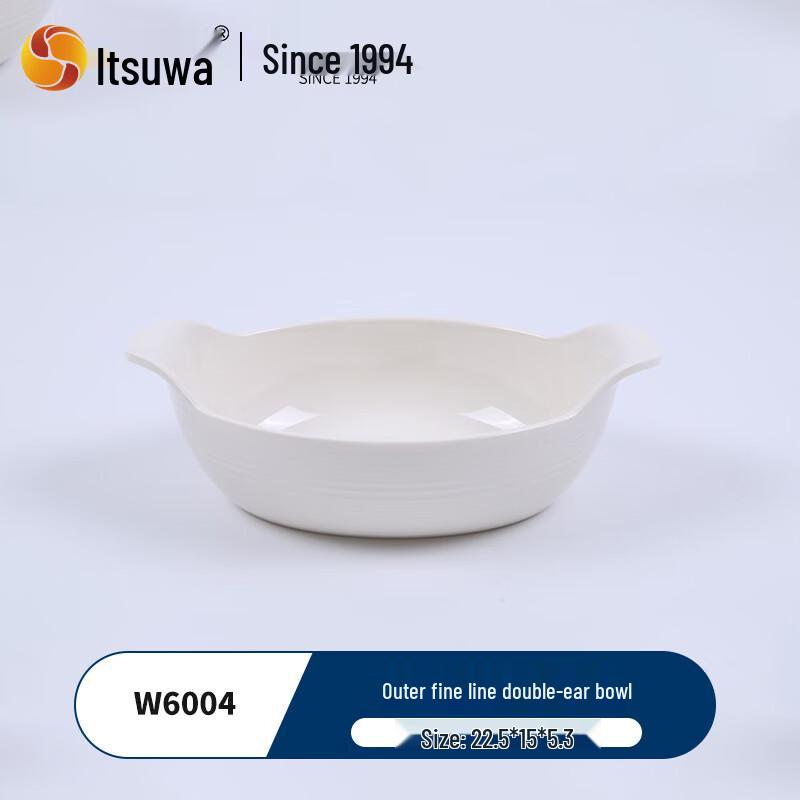

Wuhe Melamine Conical Double-Ear Serving Bowl
