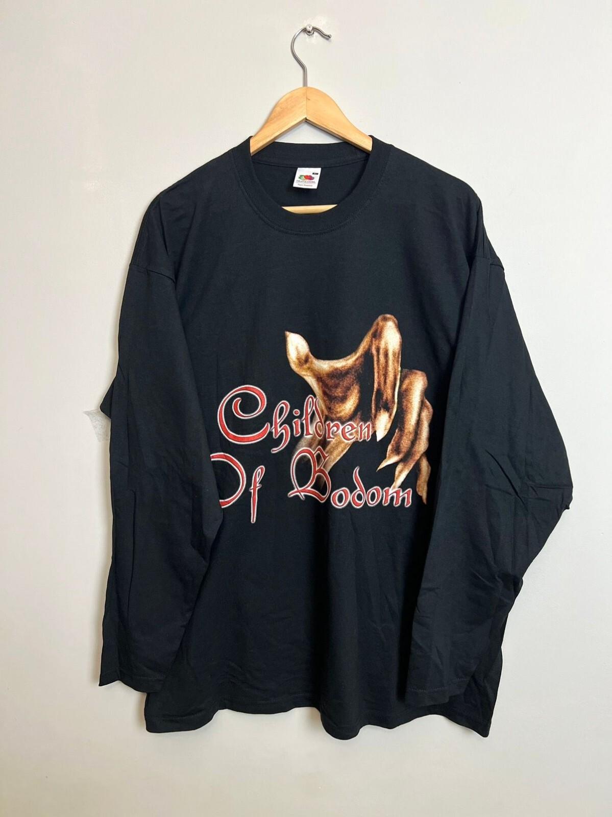 Rare Vintage 90s Children Of Bodom Death Metal Tour Band Tee Unisex T-Shirt XXXXL