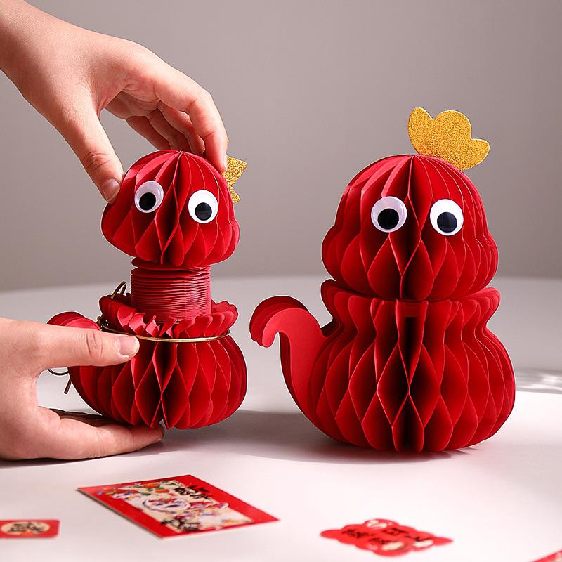 Chinese New Year Decorations  Honeycomb Hanging Ornament Spring Festival Wedding Decoration Lunar New Year Tet Decorations