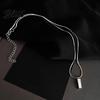 Exquisite Crafted Jewelry Bar Pendant Necklace for Men Geometric Stick