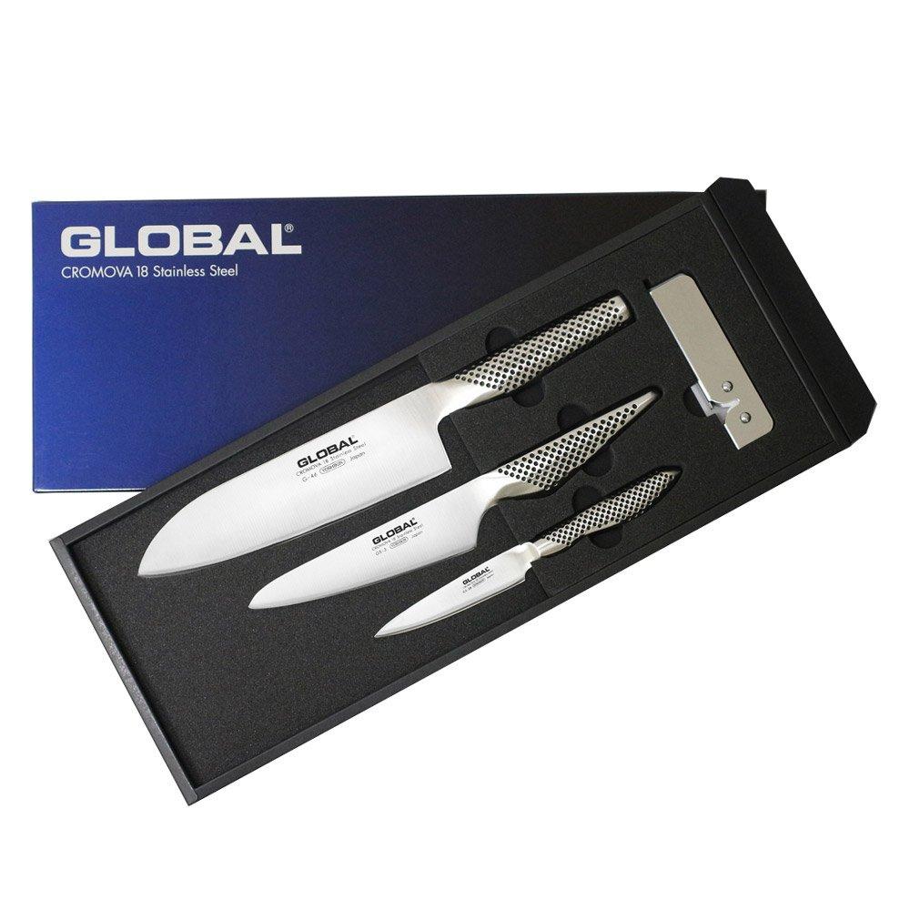 Global Santoku Knife Set 4-Piece GST-C46