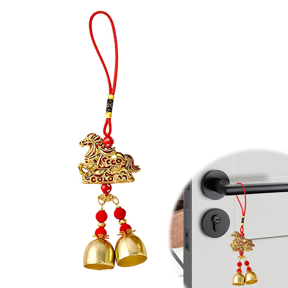 2pcs Chinese New Year Horse Decorations 2026 Year Of Festival Gifts Wind Pendant Spring The Hanging Ornaments Horse Chime S6H1