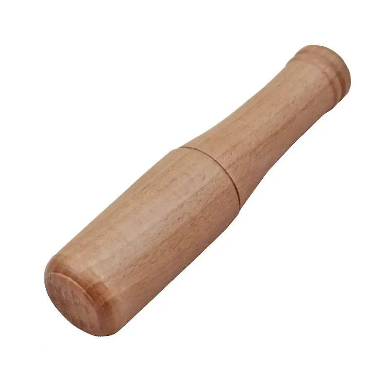 

Набор мельниц для измельчения, ручные мельницы для приправ, кухонные палочки, ступка и пестик, набор инструментов, деревянная ручка для чеснока, ступка для чеснока (случайный) A