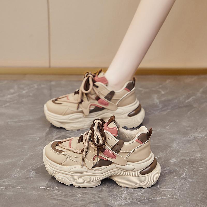 

Мода 2024 Осень Мода Новые Женские Удобные Дышащие Нескользящие Кроссовки На Шнуровке 40 хаки