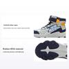 Li Ning Kids Sports Lifestyle Series Synthetic Leather Trendy Comfortable Fleece Shock Absorption Warm High-Top Casual Shoes YKCU186-37