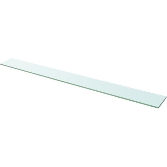 VidaXL Panneau d’étagère Verre transparent 110 x 12 cm