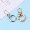 2/4/8Pcs 5*2.3cm Spring Snap Clasp Hooks Key Ring Pendant DIY Jewelry Making Findings Keychain Bag Buckle Supplies