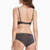 Calvin Klein Breathable Logo Hipster Briefs Women Underwear Gray QP1057A-04A